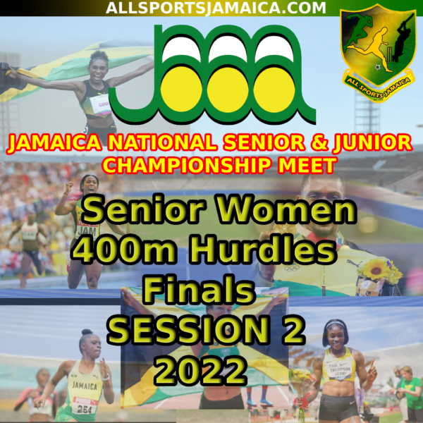 JAAA Championships Results Senior Women 400m Hurdles Finals 2022 All