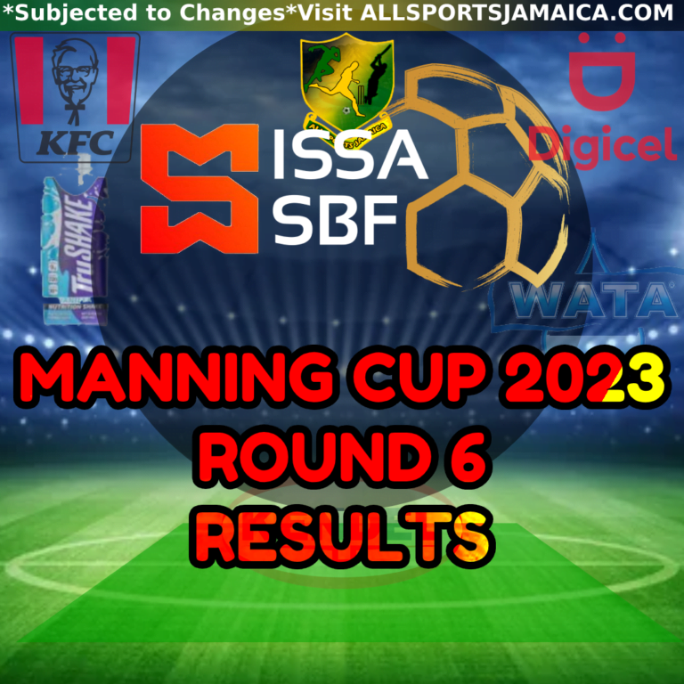 Manning Cup 2023 2024 Season Results Round 6 All Sports Jamaica