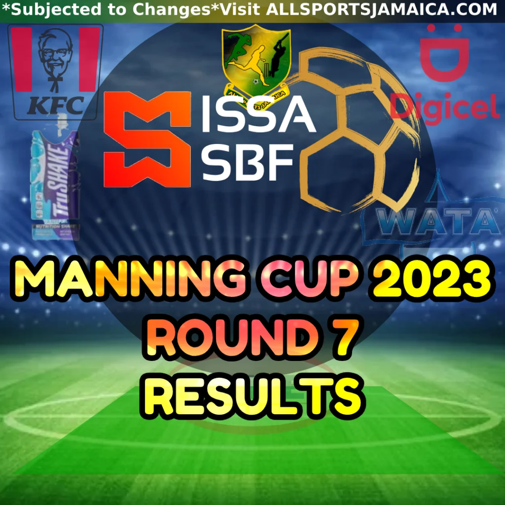 Jamaica Schoolboy Football Manning Cup Week 7 Results 2023 - 2024 Season