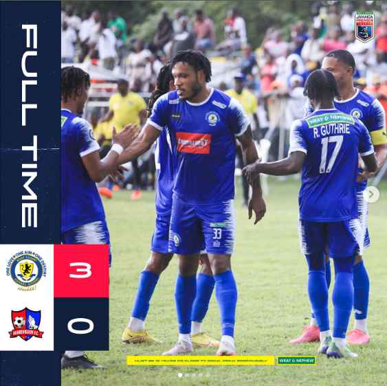 Jamaica Premier League 2023 - 2024 Season Match Week 3 Results